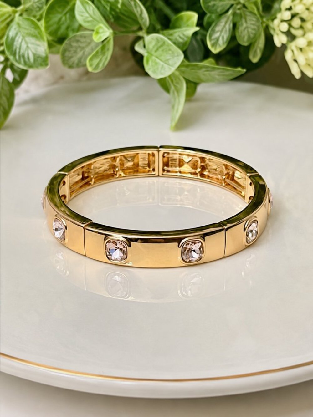 Park Lane Pink Gem Bracelet
